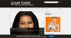 Desktop Screenshot of gaytoday.com